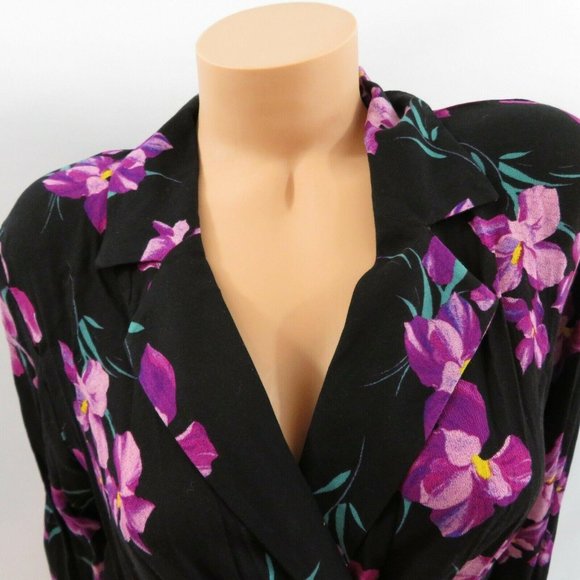 Free Press Blouse Surplus Wrap Front Long Sleeves - Picture 2 of 8